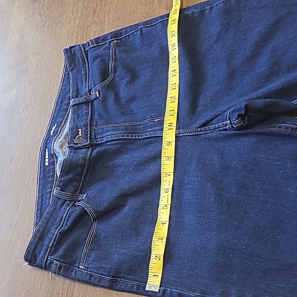 Old Navy High Rise Straight Leg Jeans Women's Size 14 Casual Denim - Picture 9 of 13